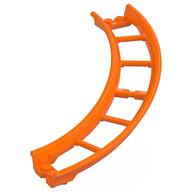 Vehicle Track, Roller Coaster, Curve Ramp 13 x 13 x 3 (Orange)