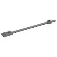 Bar 1 x 12 with 1 x 2 Plate End with Solid Studs and 1 x 1 Round Plate End (Flat Silver)