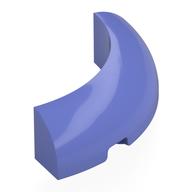 Brick Round Corner 4 x 4 x 1 (Blue Violet)