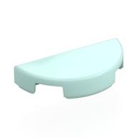 Tile Round 1 x 2 Half Circle (Light Aqua)