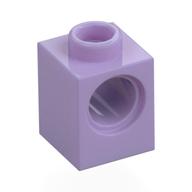Technic Brick 1 x 1 with Pin Hole (Lavender)