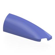 Brick Round, Curved Double 1 x 4 with Stud Notch Right (Blue Violet)