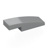 Brick Curved 3 x 1 x 2/3 (Light Bluish Gray)