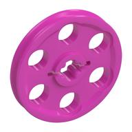 Technic Wedge Belt Wheel [aka Pulley] (Dark Pink)