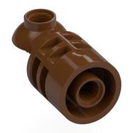 Brick Round 2 x 2 D. Tube with Rotation Joint Ball Half (Reddish Brown)