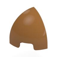 Brick Round Curved 1 x 1 x 1 Quarter Dome (Medium Nougat)