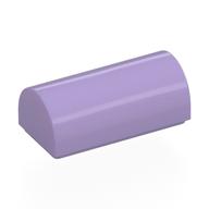 Brick Curved 1 x 2 x 2/3 Double Curved Top, No Studs (Lavender)