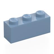 Brick 1 x 3 (Sand Blue)