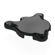 Tile Special, Splat with Rounded Sides (Black)