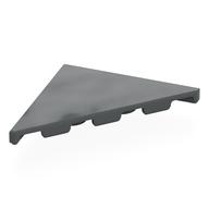 Tile 45° Cut 4 x 4 (Triangle) (Dark Bluish Gray)