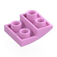 Brick Curved Inverted 2 x 2 x 2/3 (Bright Pink)