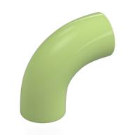 Brick Round 1 x 1 diameter Tube with 90 Degree Elbow (2 x 2 x 1) and Axle Holes (Crossholes) at each end (Yellowish Green)