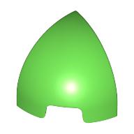 Brick Round Curved 1 x 1 x 1 Quarter Dome (Bright Green)