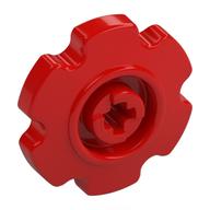 Technic Tread Sprocket Wheel Small 6 Tooth (Red)