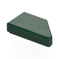 Tile 1 x 2 with Stud Notch Left (Dark Green)