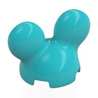 Brick Round, 2 x 2 x 2 with Mickey Mouse Ears (Medium Azure)
