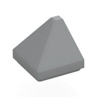 Brick Sloped 30° 1 x 1 x 2/3 Double Corner (Light Bluish Gray)