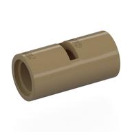 Technic Pin Connector Round [Slotted] (Dark Tan)