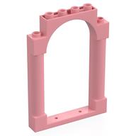 Panel 1 x 6 x 7 with 2 Columns and Arch (Warm Pink)