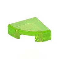 Tile Round 1 x 1 Quarter (Trans-Bright Green)