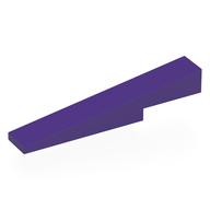 Brick Sloped 1 x 6 x 1 with 1 x 2 x 1/3 Cutout (Dark Purple)