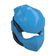 Helmet, Ninja with Wraps Dark Blue Pattern (Dark Azure)