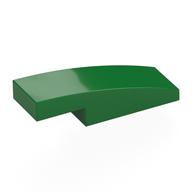 Brick Curved 3 x 1 x 2/3 (Green)