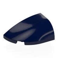 Brick Round, Curved Double 3 x 2 Beveled with Stud Notch Left (Dark Blue)