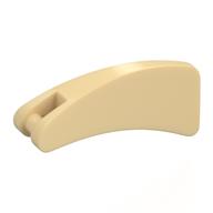 Animal Body Part, Fin 2 x4 with Handle (Tan)