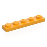 Plate 1 x 5 (Bright Light Orange)