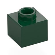 Plate 1 x 1 x 2/3 with Open Stud (Dark Green)