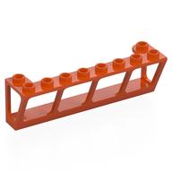 Window 2 x 8 x 2 Boat (Reddish Orange)