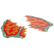 Wings, Dragon with Sand Green Spines, Red/Tan Markings Print [Sheet of 2] ([No Color/Any Color])