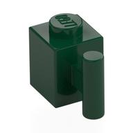 Brick Special 1 x 1 with Handle (Dark Green)