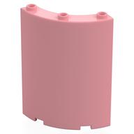 Panel 4 x 4 x 6 Quarter Cylinder (Warm Pink)