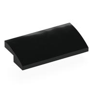 Brick Curved 2 x 4 x 2/3 (Black)