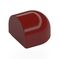 Brick Round 1 x 1 x 2/3 Half Circle, Curved Top (Dark Red)