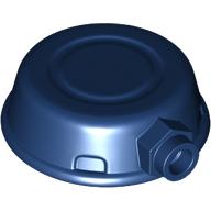 Helmet, Disk Shape with Stud on Front (Dark Blue)