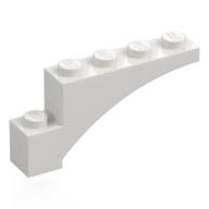 Brick Arch 1 x 5 x 2 (White)