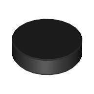 Tile Round 1.5 x 1.5 (Black)