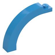 Brick Arch 1 x 5 x 3 1/3 Curved Top (Dark Azure)