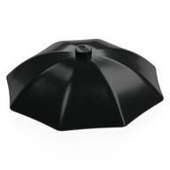 Equipment Umbrella Top with No Bottom Flaps, 6 x 6 with Top Stud (Black)