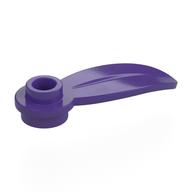 Plant, Round 1 x 3 - 1 Leaf (Dark Purple)