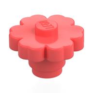 Plant, Flower 2 x 2 - Round [Solid Stud] (Coral)