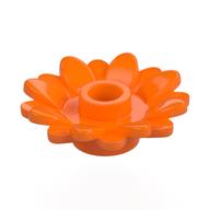 Plant, Sunflower 2 x 2 with 16 Petals (Orange)