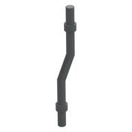 Bar 6L with Stop Rings and Double Bent (Dark Bluish Gray)