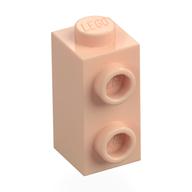 Brick Special 1 x 1 x 1 2/3 with Studs on 1 Side (Light Nougat)