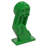 Mech Leg, Left, with Black Pin (Bright Green)