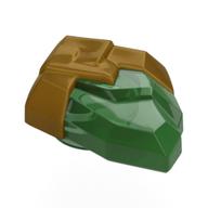 Rock, Jewel in Pearl Gold Holder Pattern (Trans-Green)