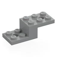 Bracket 5 x 2 x 1 1/3 with Bottom Stud Holder (Light Bluish Gray)